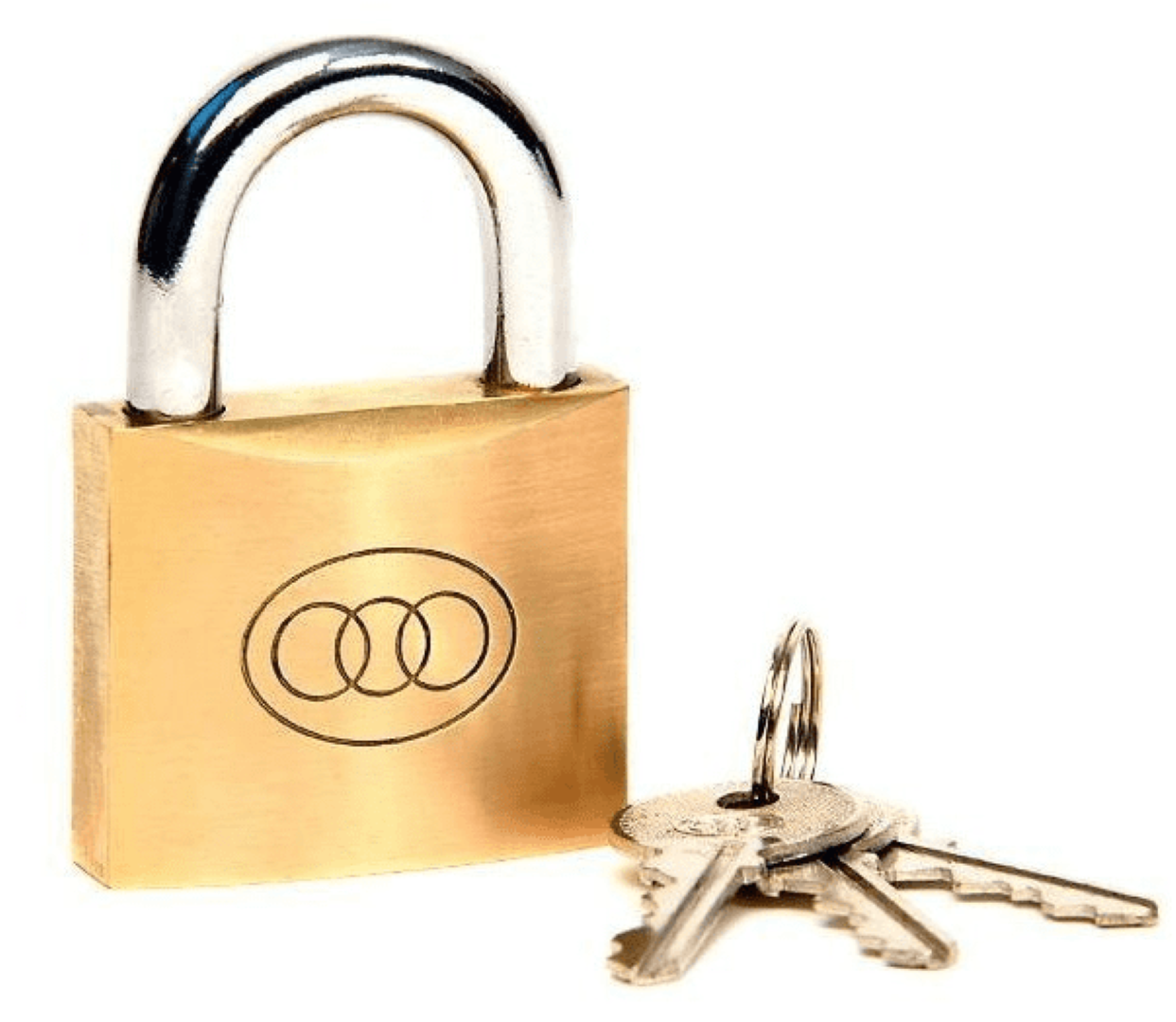 TRI CIRCLE PAD LOCK NO.263/283/463 32MM